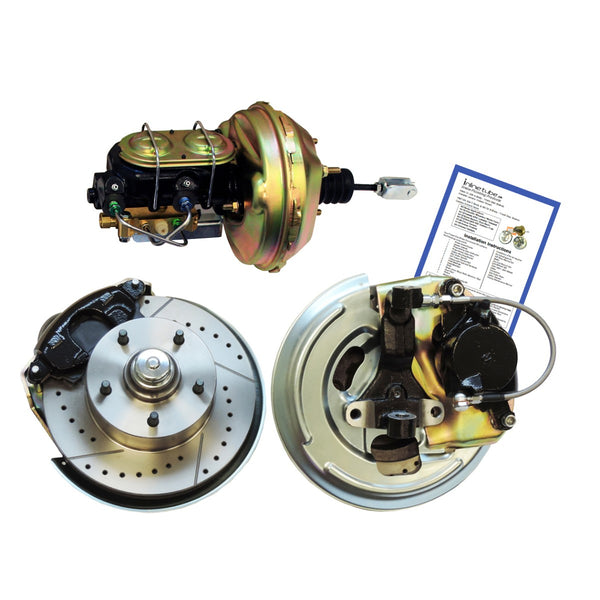 1962-67 Chevrolet Nova Cross-Drilled & Slotted Disc Brake Conversion Kit