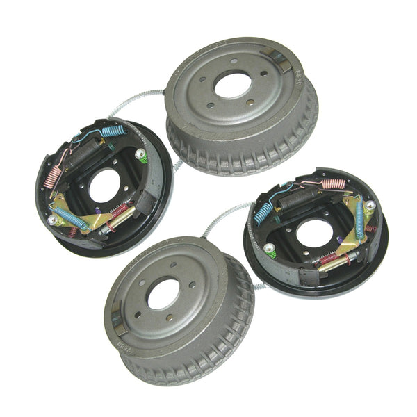 1964-67 GM A-Body Complete 9-1/2" Drum Brake Assemblies With Splash Shield