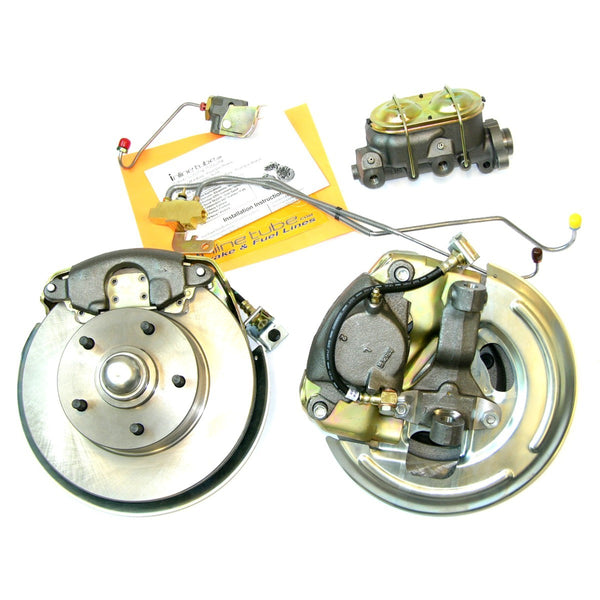 1967 Pontiac GTO LeMans Single Piston Manual Disc Brake Conversion Kit