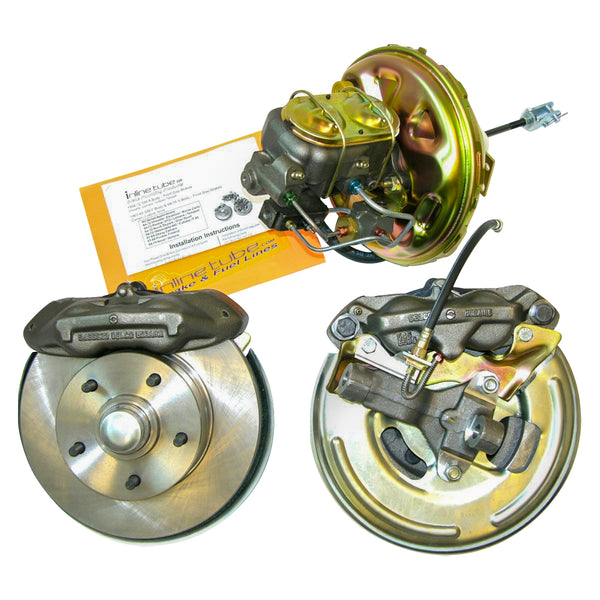 1967-68 Chevrolet Camaro Pontiac Firebird Dual Piston Power Disc Brake Conversion Kit