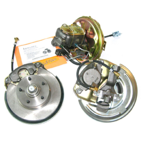 1968 Chevrolet Camaro Single Piston Power Disc Brake Conversion With Factory Valves