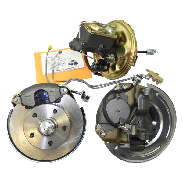 1970 Chevrolet Chevelle, El Camino, SS Single Piston Power Disc Brake Conversion Kit