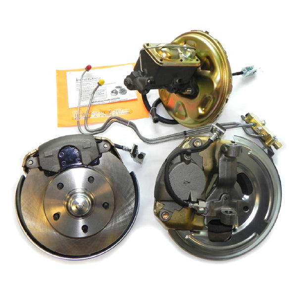 1971-72 GM A Body Chevrolet Chevelle, El Camino, SS Single Piston Power Disc Brake Conversion Kit