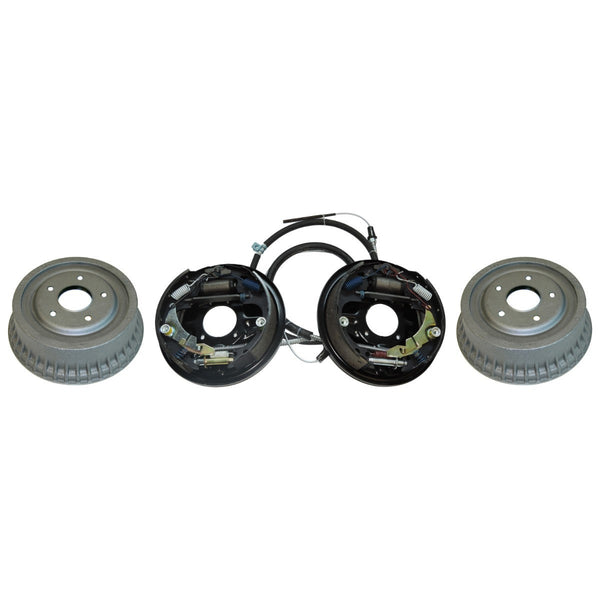 1975-81 Chevrolet Camaro 9-1/2" Rear Drum Assemblies, with Splash Shield & Parking Brake Cables