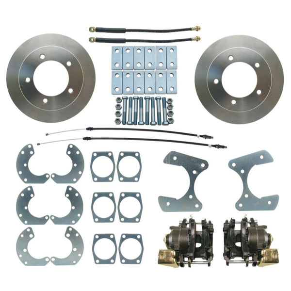 1957-81 Ford F100 F150 Bronco 9” Axle Rear Disc Brake Conversion Kit Standard Rotors