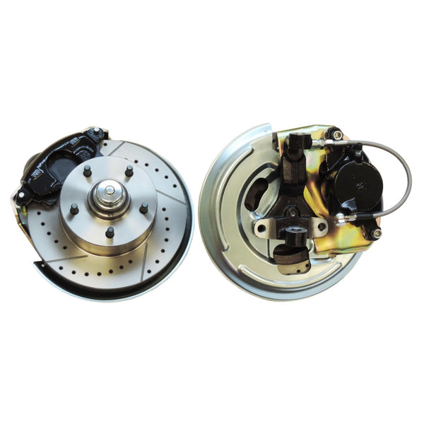 1964-72 A-Body, 1967-69 F-Body, & 1968-74 X-body Disc Brake Conversion Lower Kit w/ Drilled & Slotted Rotors