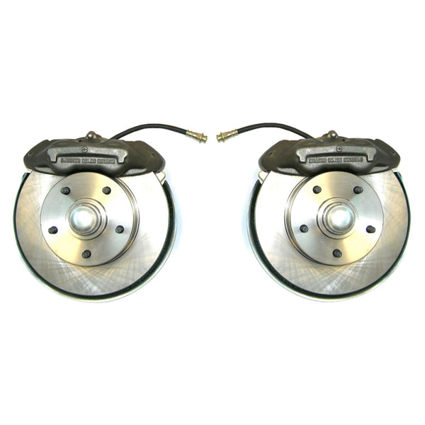 1967-68 GM A/F/X-Body Factory (Four-Piston Calipers/Two-Part Rotors) Lower Disc Brake Conversion Kit