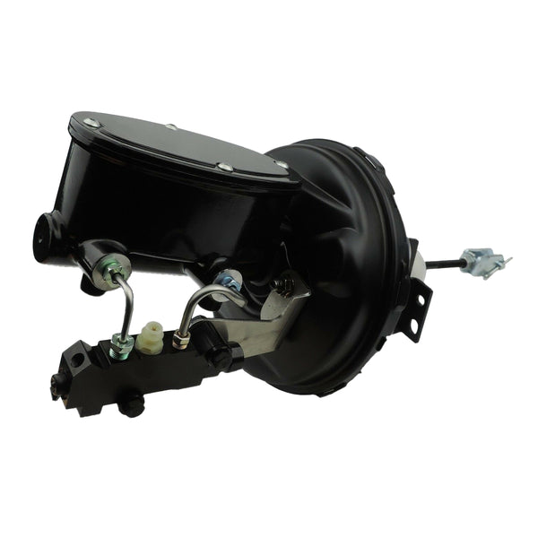 1964-66 GM A-body, Chevelle, GTO, 442, GS Black Disc Brake Conversion Upper Kit.Comes with 9" Delco Style Booster, Factory Bleeder Master Cylinder