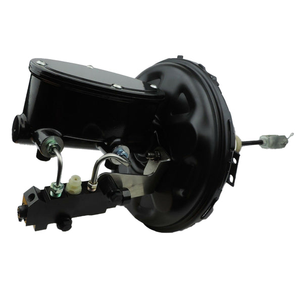 1967-69 GM F-Body, Camaro / Firebird & 68-74 X-Body, Nova / 71-74 Ventura / 73-74 Apollo / Omega & 67 A-body Chevelle, GTO, 442, GS, Black Disc Brake Conversion Upper Kit.  Comes with 11" Delco Style Booster, Oval Master Cylinder