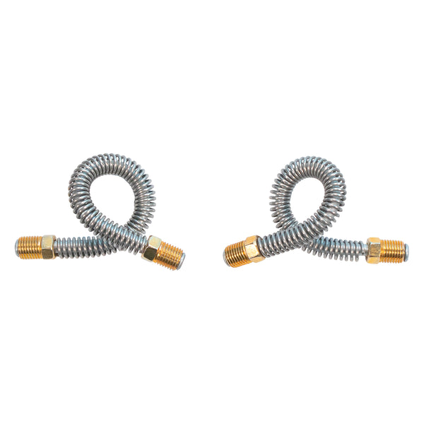 1967-74 Dodge A-Body Dart/GT 9" Front Drum 3/16" Brake Lines 2pc, OE Steel