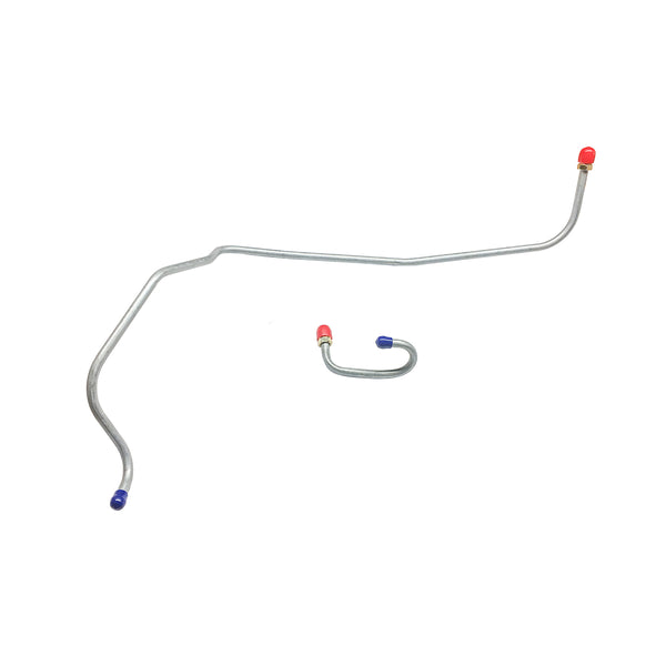 1973 Dodge A-Body 340CID 4bbl Carter ThermoQuad 5/16" Pump to Carb Lines 2pc, OE Steel