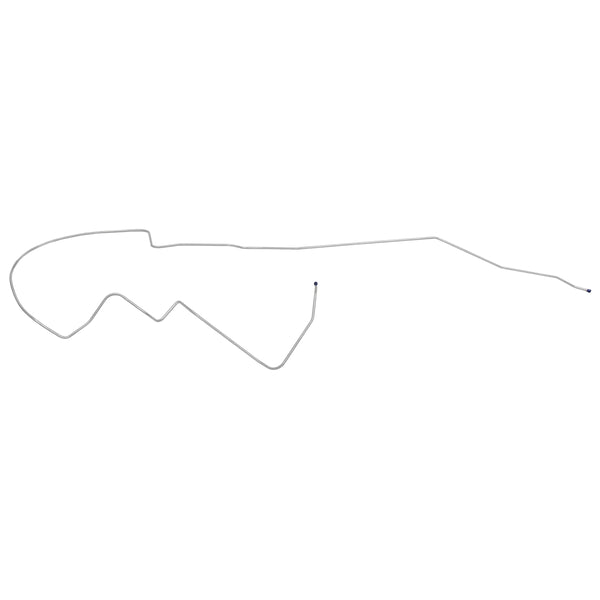 1968-69 Dodge A-Body Dart 111" WB 5/16" Main Fuel Line 1pc, OE Steel