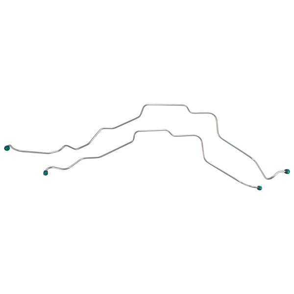 1968-69 Dodge A-Body Dart Trans Cooler Lines 2pc, I6, OE Steel