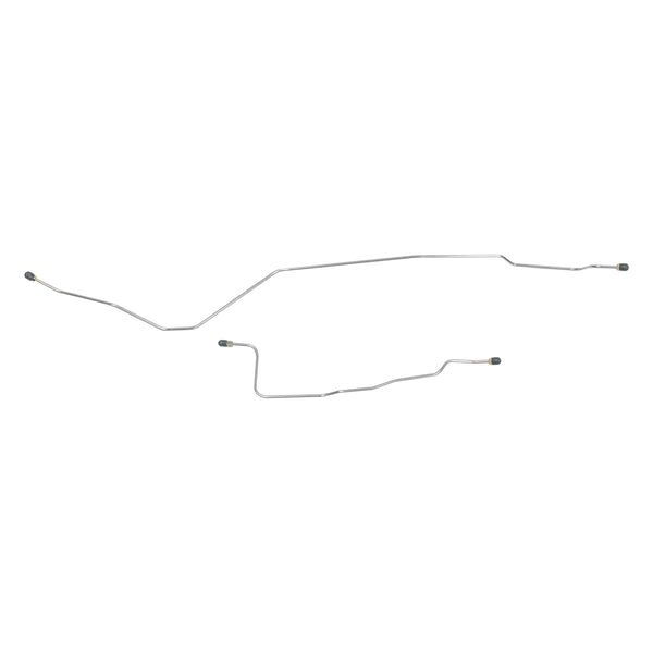1970-73 Mopar E-Body, Dana 60 Rear Axle, 3/16" Rear Axle Brake Lines 2pc, OE Steel