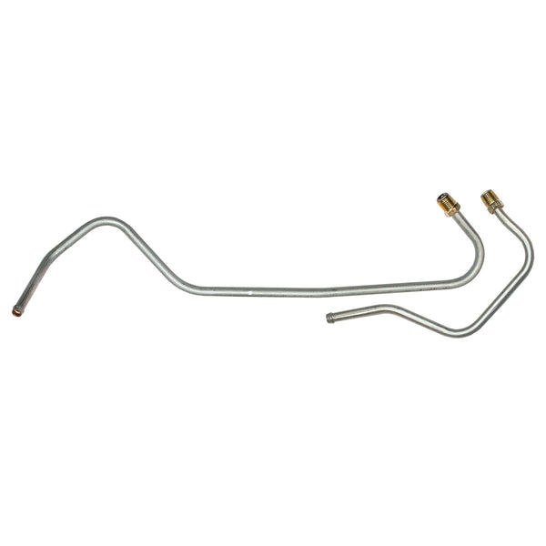 1970-71 Dodge Challenger 340CID 4bbl Carter AVS 5/16" Pump to Carb Lines 2pc, OE Steel