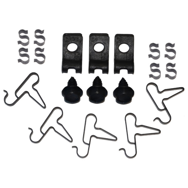 1970 Dodge Plymouth E-Body 5/16" Fuel Line Clip Kit - w/Return Line 19pc