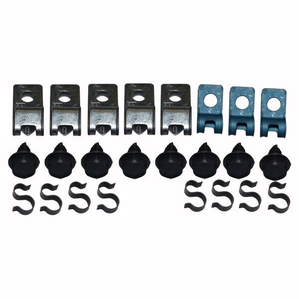 1971 Dodge Plymouth E-Body 3/8" Fuel, 1/4" Vapor, 1/4" Return Clip Kit 24pc