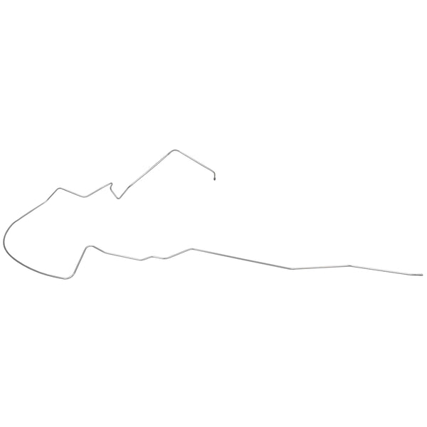 1972-74 Dodge Challenger 5/16" Main Fuel Line 1pc, OE Steel