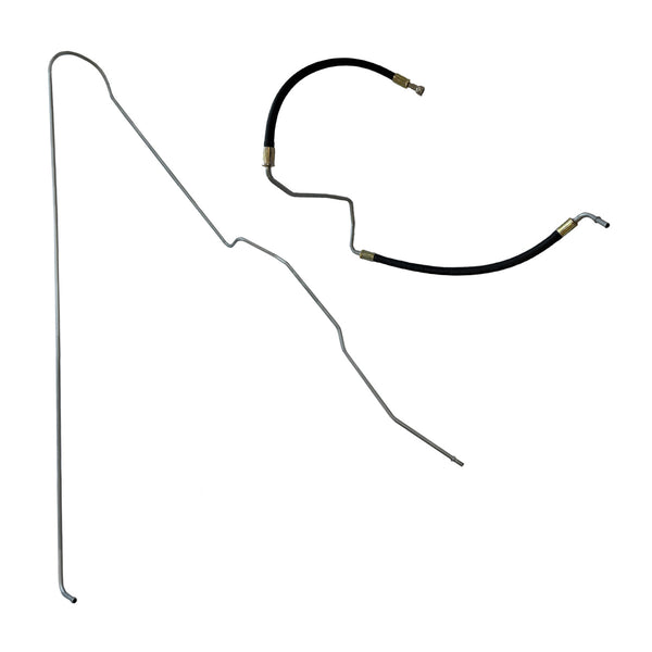 1994-99 Dodge Truck 4WD 1/2-Ton Ext. Cab Longbed Main Fuel Lines 2pc, OE Steel