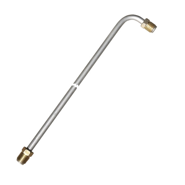 1/4" Tubing 10 Inches Long With 90 Deg Bend One End 7/16-24 Fittings Each End OE Steel