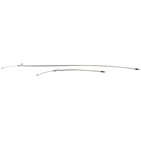 1970-74 Mopar E-body, 35" & 72 3/4'" Rear Disc Brake Conversion Cables, 2pc