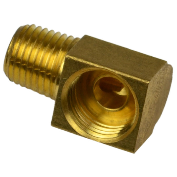 90 deg Elbow 1/4" Pipe Thread, 5/8"-18 Female Inverted Flare - Brass