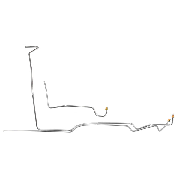 1986-90 Ford Bronco II 3/8" Trans Cooler Lines 3pc, OE Steel