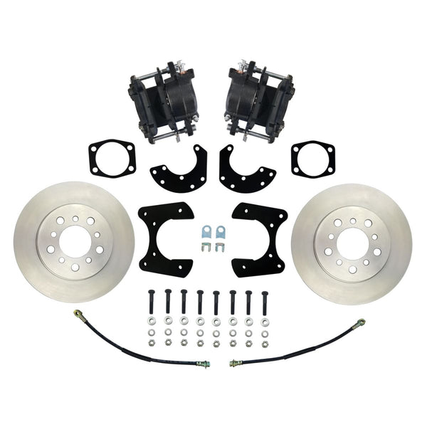 Ford Small Bearing Axle Rear Disc Conversion Kit w/Standard Rotors w/o E-Brake Cable Brackets