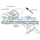Ford Small Bearing Axle Rear Disc Conversion Kit w/Standard Rotors w/E-Brake Cable Brackets