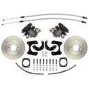Ford Old Style Rear Disc Conversion Kit w/Standard Rotors w/E-Brake Cable Brackets