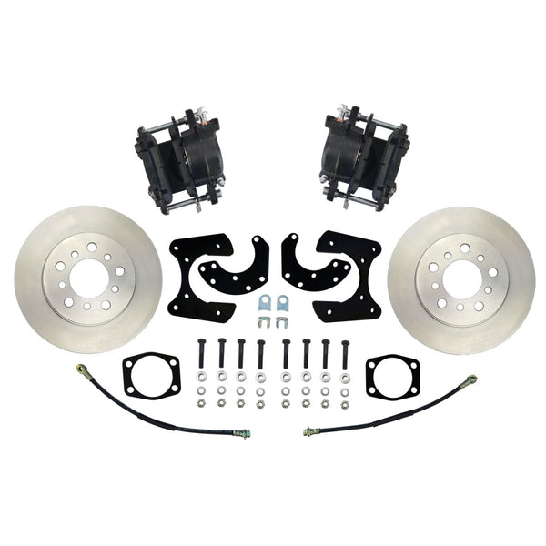 Ford New Torino Style Rear Disc Conversion Kit w/Standard Rotors w/o E-Brake Cable Brackets