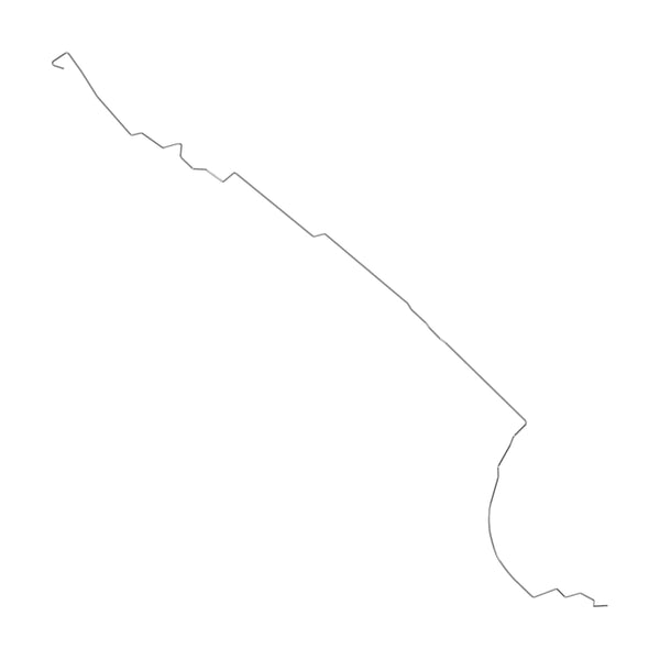 1966 Ford Fairlane Tank to Pump 3/8" Main Fuel Line 1pc, OE Steel