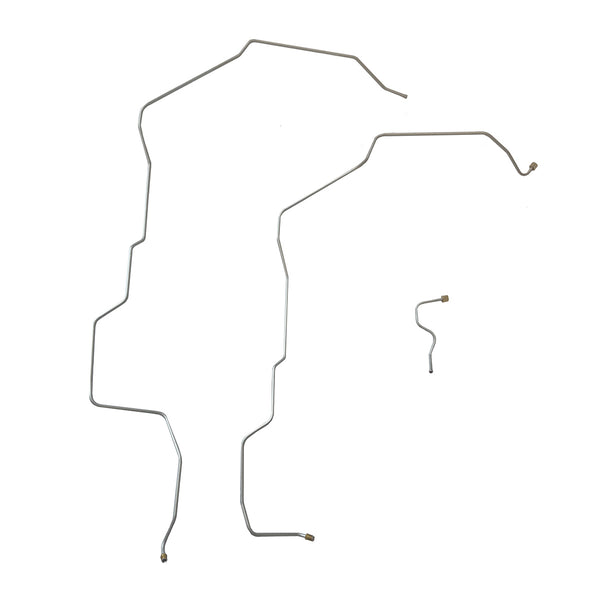 1972-76 Ford Gran Torino C6 With Aux Cooler Trans Cooler Lines 3pc, OE Steel