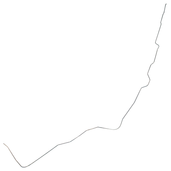 1961-62 Ford Galaxie Tank to Pump 5/16" Main Fuel Line 1pc, OE Steel