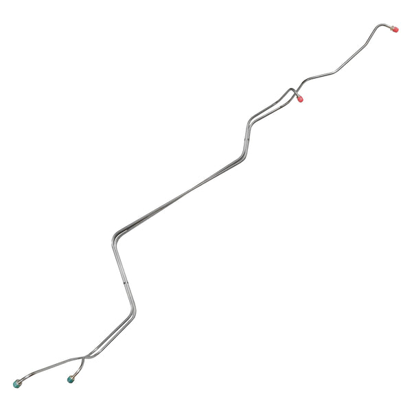 1968-70 Ford Galaxie Vertical Inlets @ Radiator Trans Cooler Lines 2pc, OE Steel