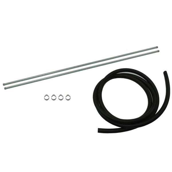 DIY Fuel Line Plumbing Kit With 1/4" Tube And Hose OE Steel