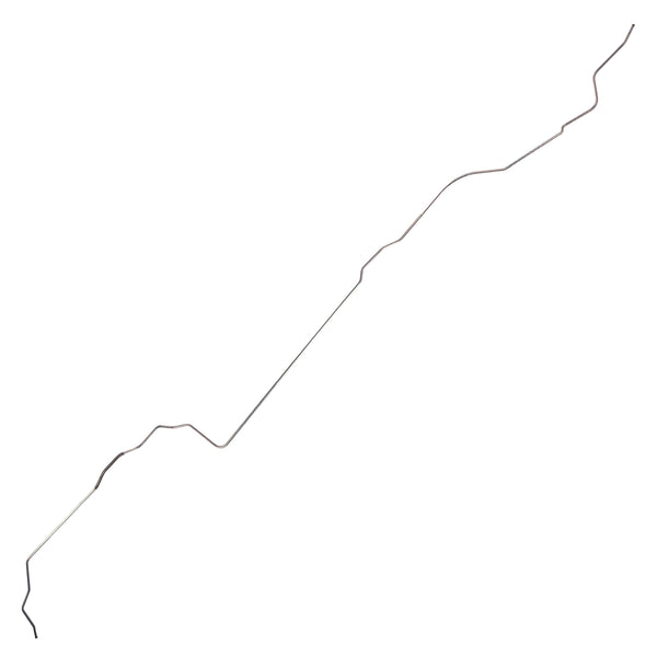 1964-65 Ford/Mercury Falcon/Comet 6CYL Tank to Pump 5/16" Main Fuel Line 1pc, OE Steel