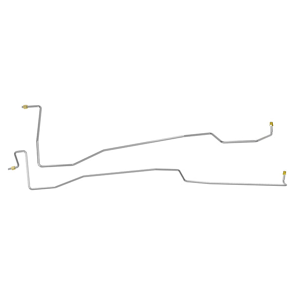 1967-69 Ford Falcon V8 C4 5/16" Trans Cooler Lines 2pc, OE Steel