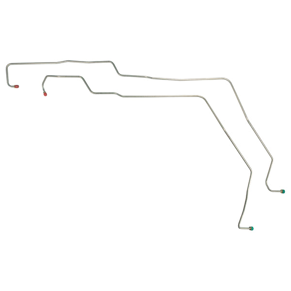 1971-74 Ford LTD Two-Door 5/16" Trans Cooler Lines 2pc, OE Steel