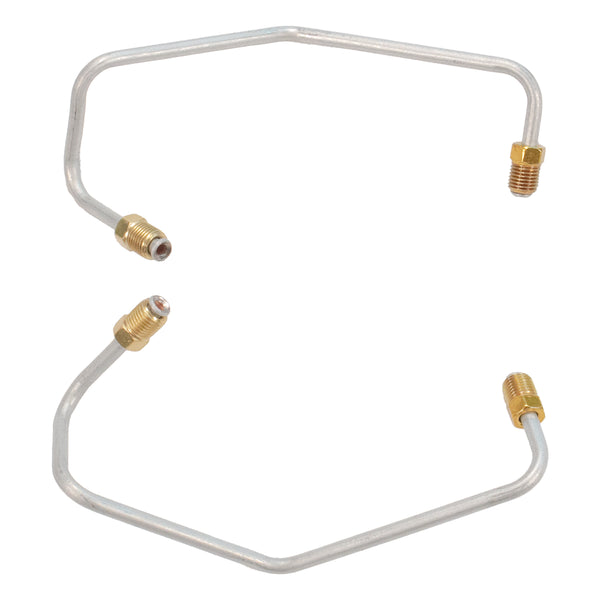 1964-67 Ford Mustang Kelsey-Hayes Four-Piston Caliper Lines 2pc, OE Steel