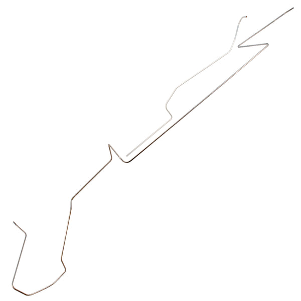 1967 Ford Mustang V8 (Produced After 2-1-67) Tank to Pump 5/16" Main Fuel Lines 2pc, OE Steel