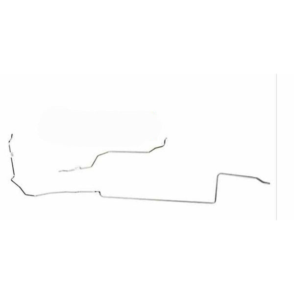 1969 Ford Mustang Tank to Pump 5/16" Main Fuel Lines 2pc, OE Steel