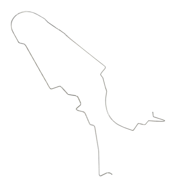 1967 Ford Ranchero 289CID 5/16" Main Fuel Line 1pc, OE Steel