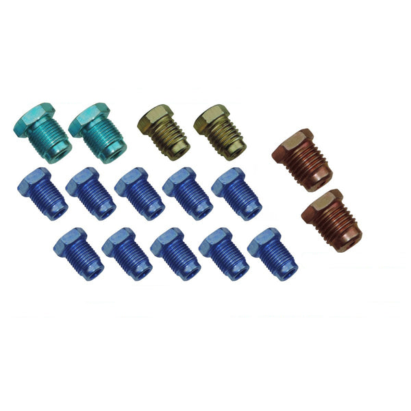 3/16 TUBE - Zinc Metric Fitting Pack 16pc