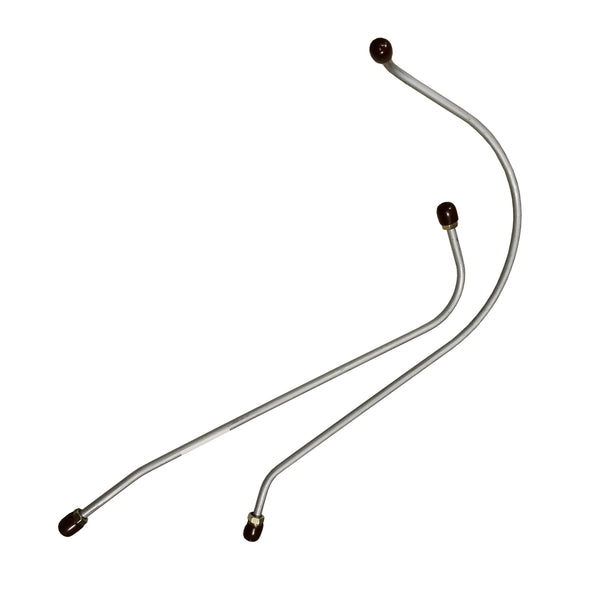 1947-52 Ford F1 Truck 239CID Flathead V8 Oil Filter Input/Output Lines 2pc, OE Steel