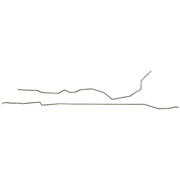 1973-75 Ford Truck F100 F150 2WD Longbed (Rear Tank) 3/8" Main Fuel Line 2pc,OE Steel