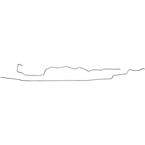 1977-79 Ford Truck F100 F150 2WD Long Bed DS Routing 3/8" Main Fuel Lines 2pc OE Steel