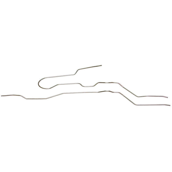 1976-79 Ford Truck 4WD Longbed (Rear Tank to Pump) 3/8" Main Fuel Line 2pc, OE Steel