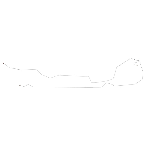 1980-86 Ford Truck 2WD Side Tank 3/16" Vapor Lines 2pc, OE Steel