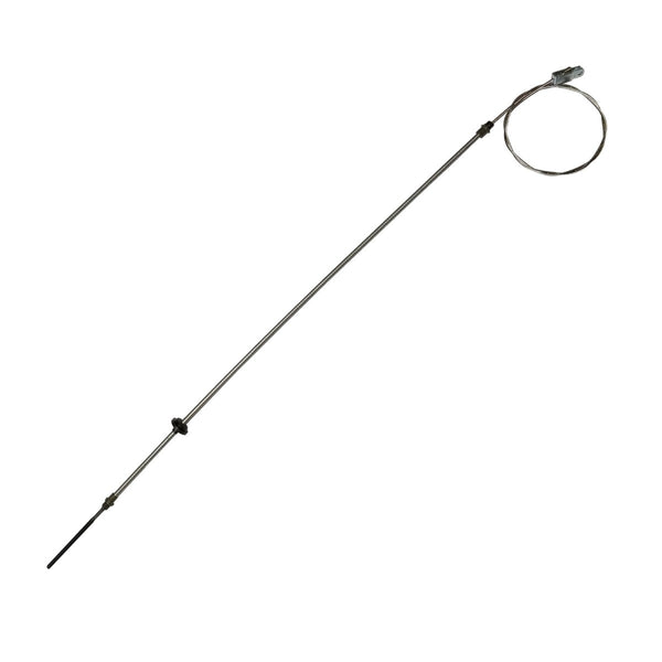 1970-74 Dodge Challenger Front Parking Brake Cable Without Intermediate Cable OE Steel